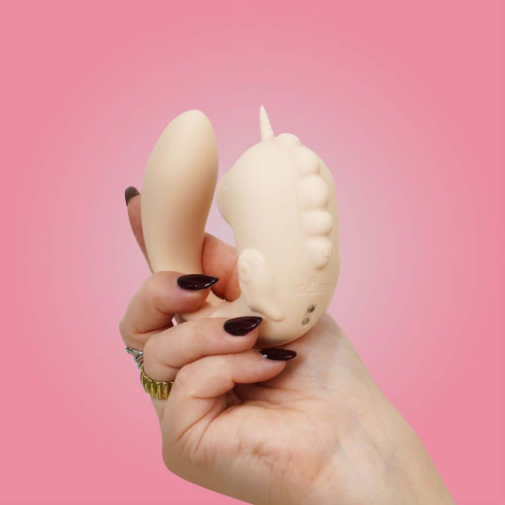 Unihorn - C Horse - Coral Throb - Coral USB Rechargeable Dual Unicorn Vibrator